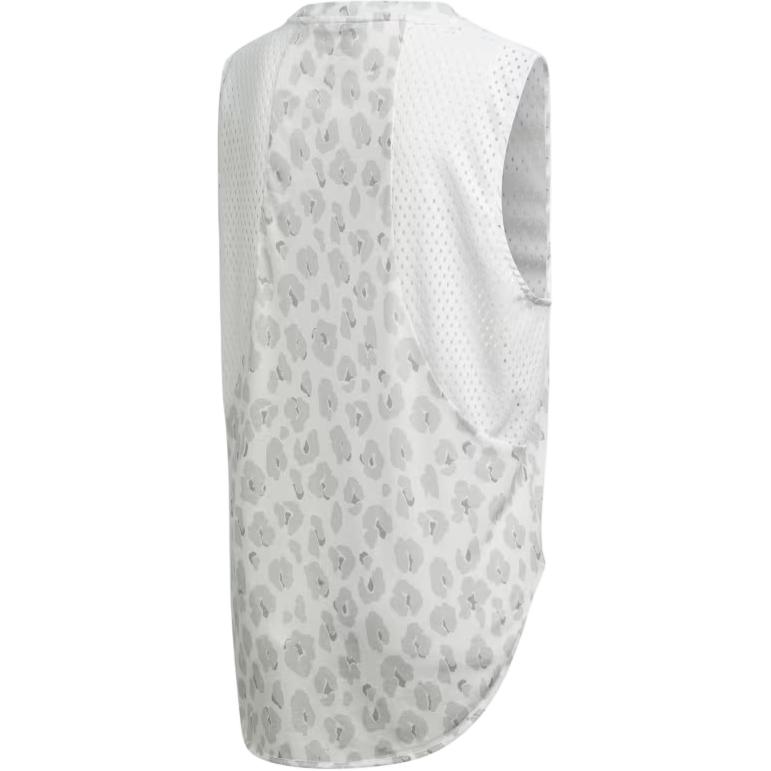 Adidas Breathable Comfortable Sleeveless Tank Top Men Tops Gray White DX7945