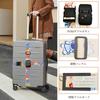 CLEAYODO Cross Suitcase Belt with Dial Lock POM Hook for Double Fits Inch Includes Information Suitcase Security Puzzle [Airport Strap] TSA-approved &