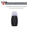For Mercedes Benz E S G Class Glc Cle Cla Glb Gls W177 W205 W213 W222 X167 Amg E200 E260 Golden Tpu Car Key Case Cover Shell Fob