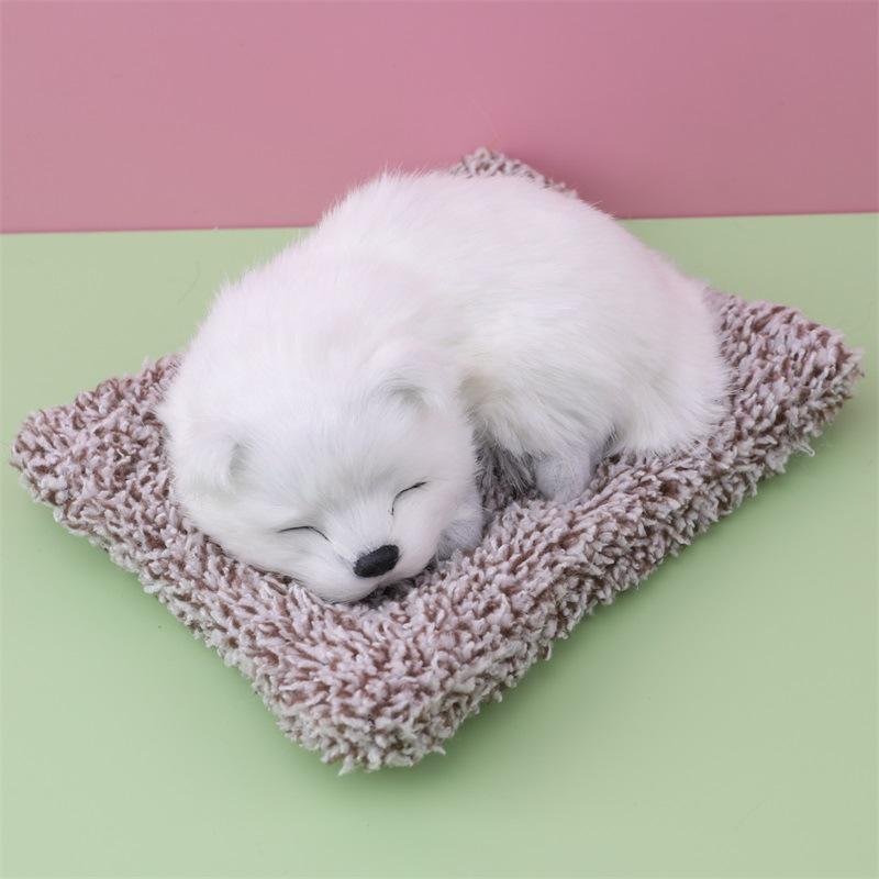 Simulated Kitten Meow Bamboo Charcoal Deodorizing Plush Cushion for Car & Home Decoration