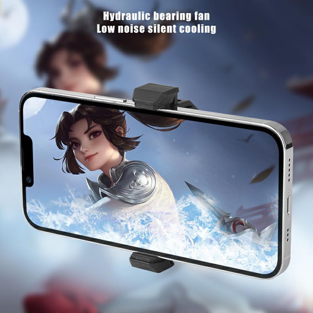 S06 Semiconductor Mobile Phone Radiator Colorful Light Smartphone Gaming Heat Dissipation Cooler