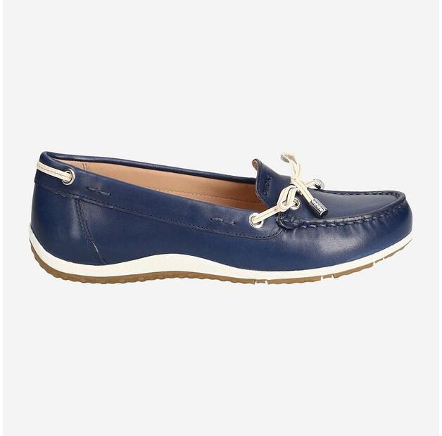 Женские слипоны Geox Vega moc d92dnb043bc blue