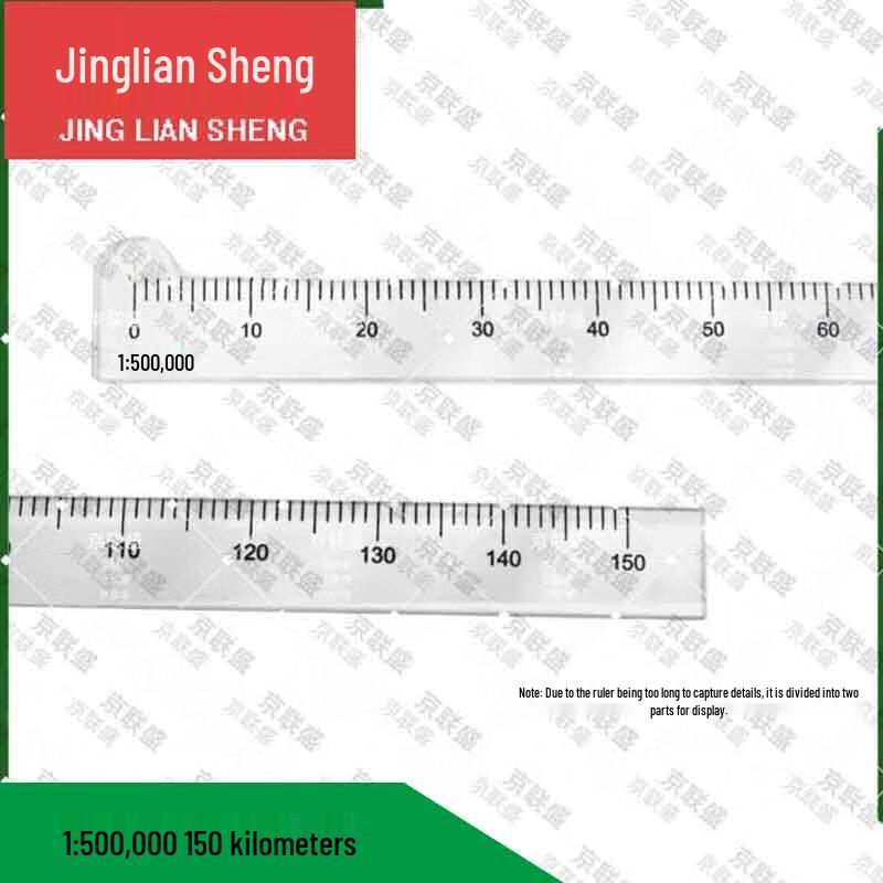 Jingliansheng Multi-functional Plotting Scale Ruler