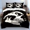 Skull Face Graphic Pattern. Bedding Sets Duvet Cover Sets Duvet Covers Pillowcases(1 * Duvet Cover 2 * Pillowcases Without Duvet Insert)