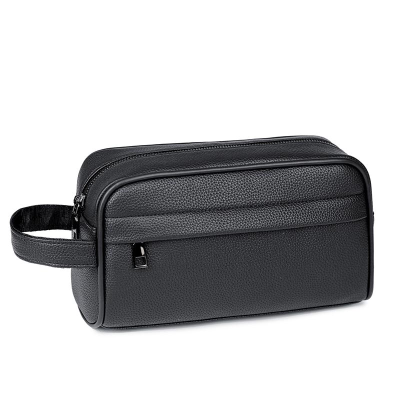 Men's Clutch Bag Handbag PU Leather Clutch Bags Money Bag Purse For Men Wasit Strap Man Pouch Card Holder Wallets