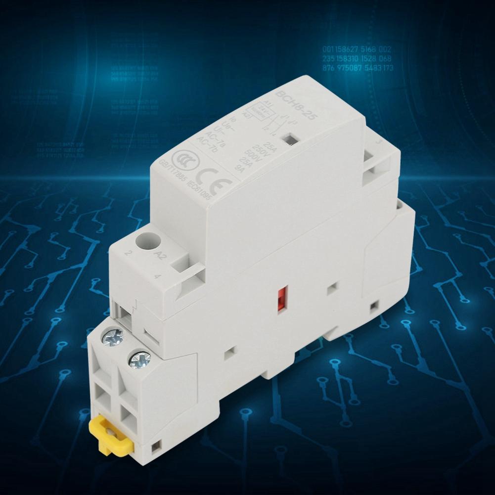 2P 25A 24V 1NO 1NC 5060Hz Din Rail Household?AC Contactor High Quality