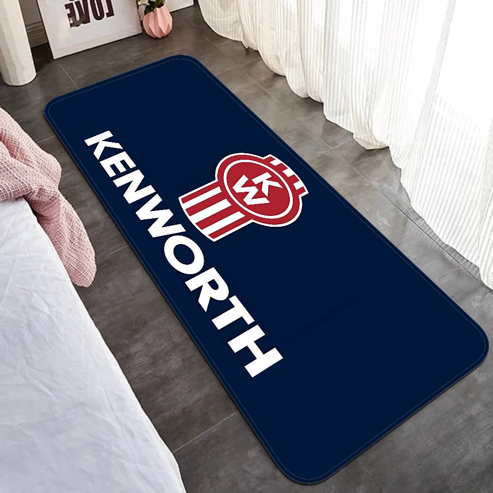 K-Kenworth Truck Logo Floor Mat Rectangle Anti-slip Home Soft Badmat Front Door Indoor Outdoor Mat Welcome Doormat