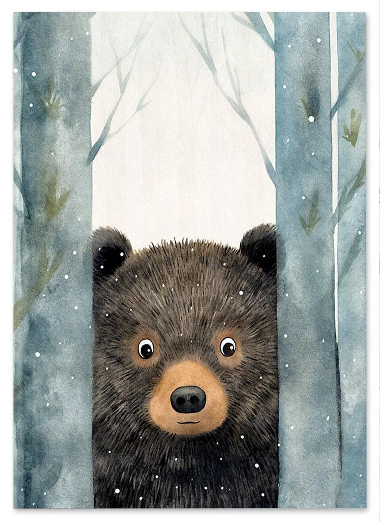 Poster for a Child Teddy Bear