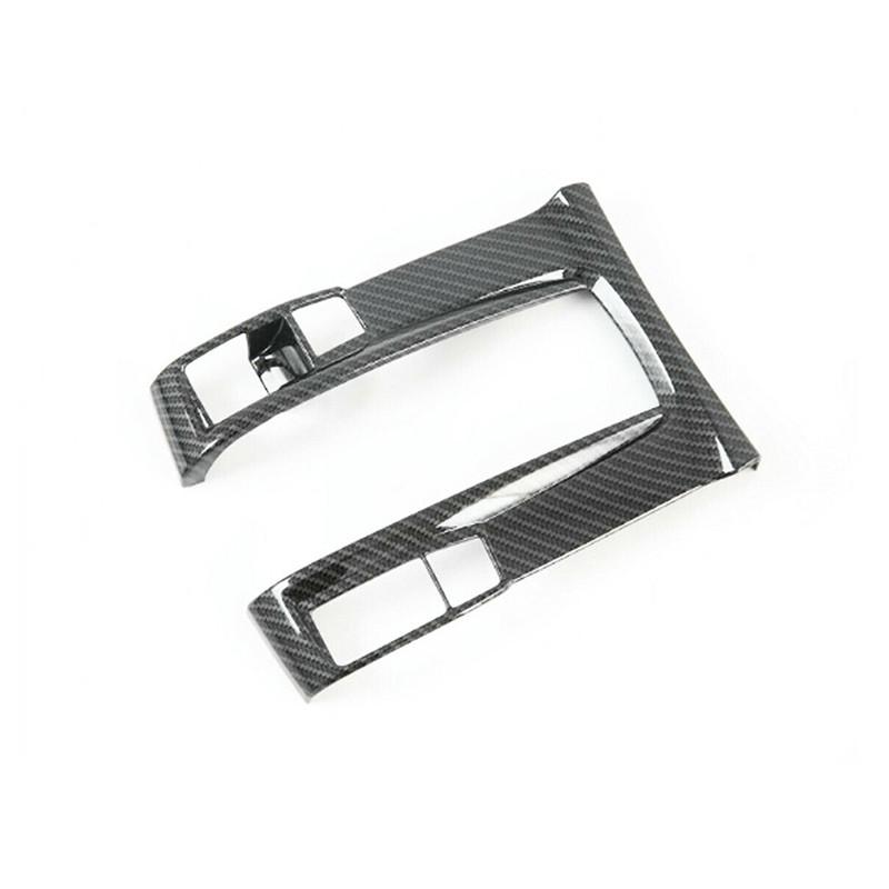 Car Trim Carbon Fiber Gear Shift Central Control Frame Cover For Honda Civic 2016-2021 For Left Hand Drive Only