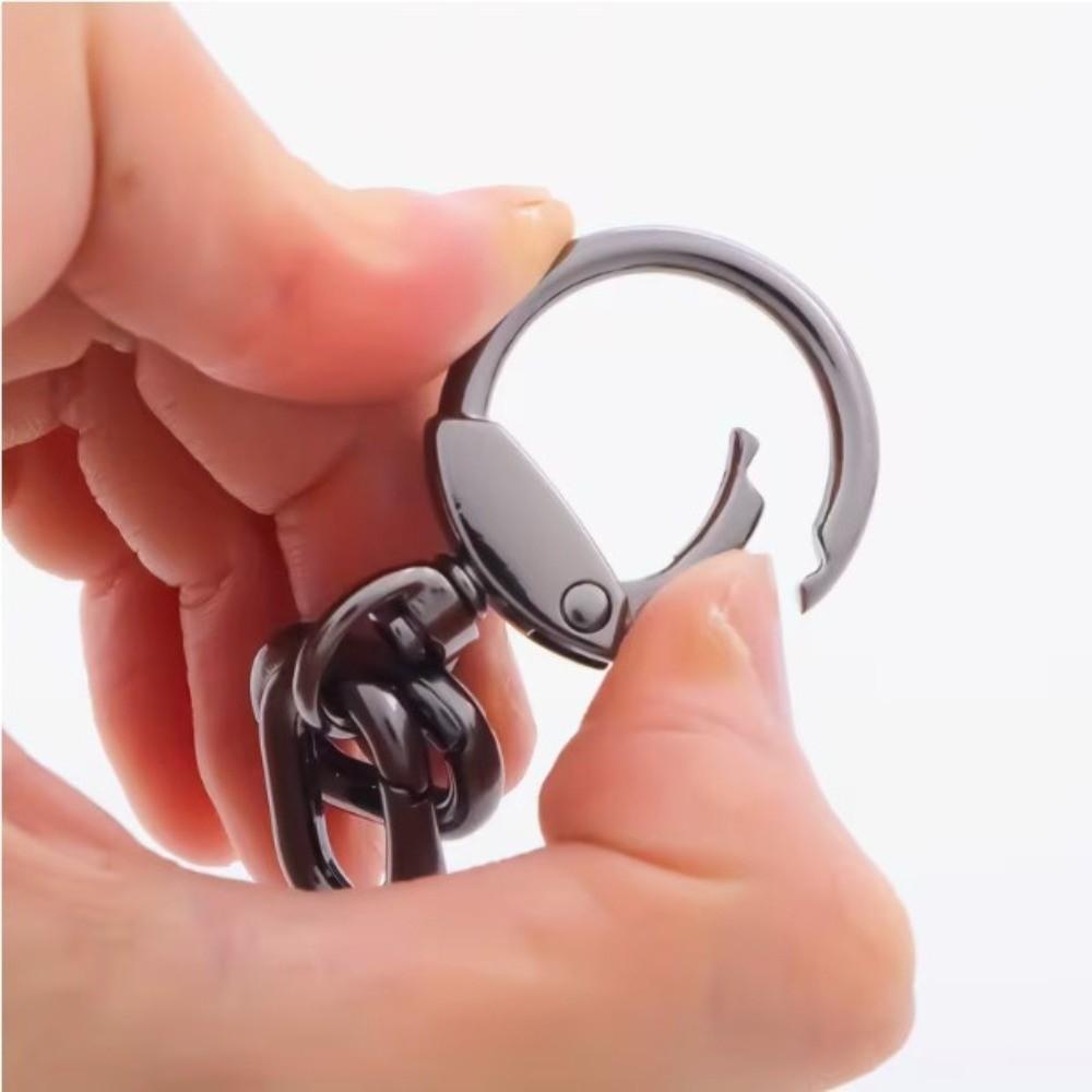 3pcs Coil Spring Metal Swivel Clasp Clips Multifunctional Lobster Claw Clasp Bag Buckle  Backpack