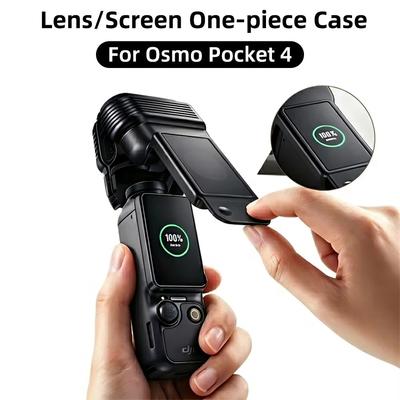 Portable Gimbal Camera Protective Case Flip Cover Ultra-Light Screen Protector Screen Translucent for DJI Osmo Pocket 4