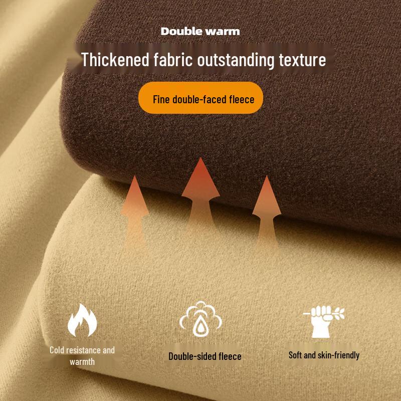 Jeanswest Men's Thermal Round Neck Long Sleeve Base Layer