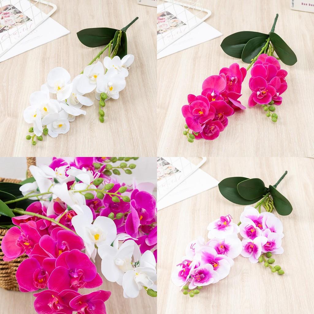 Pvc Butterfly Orchid Fake Flower With Soft Feel For Home Decor And Creative Photography Displays