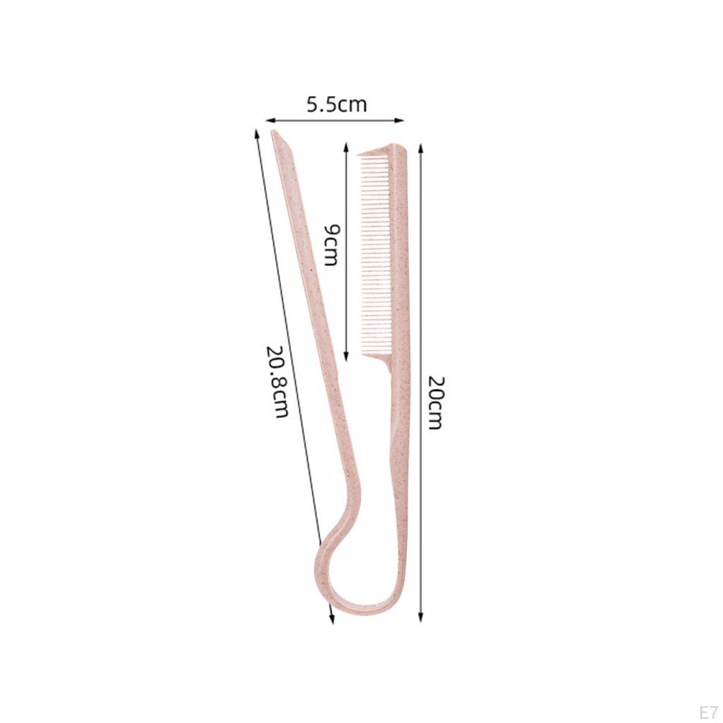 Hair Straightener Comb Flat Iron Comb,Professional,Parting for Straight Styling