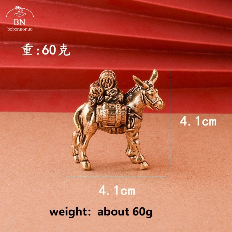 

Маленькая фигурка осла из латуни, античная медь, животное Equus Asinus, миниатюрные фигурки, аксессуары для украшения дома и рабочего стола