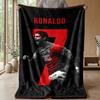 Cristiano Ronaldo Theme blanket Soft Flannel Blanket Plush Throw Blanket Cozy Sofa Bed Blanket for Home Decor