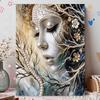 Unique DIY Pearl Gem Painting Kit 30x40cm Beautiful Woman Frameless Art Perfect Handmade Gift for Adults Home Wall Decor for Any Occasion