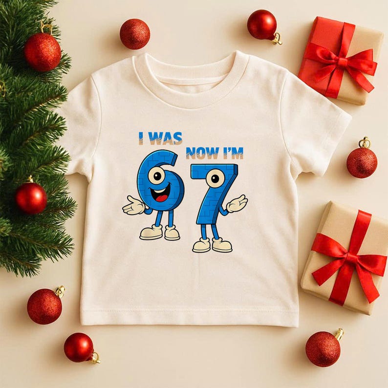 

67 Meme TShirt for Boys Girls Funny Digital Print Caual Short Sleeve Tee Comfortable Tops Streetwear Fashion Kids Clothes Tops 4XL