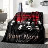 Name Individuell Slipknot Print Flanelldecke Hohe Qualität Warm Bequem Decke für Alle Jahreszeiten Perfekt für Geschenke Heimdekoration