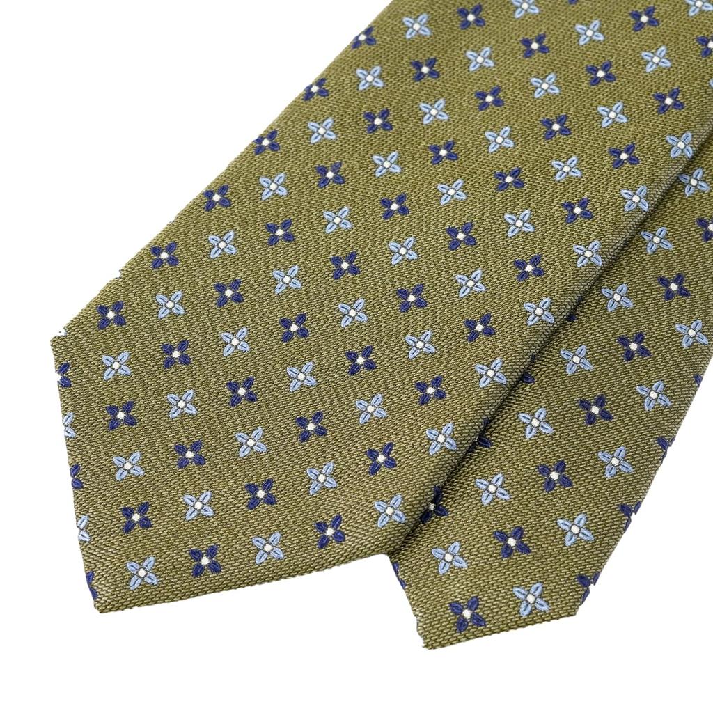 [WIC DESIGN  TUSSAH SILK (Tussah Silk) Small Pattern Tie]