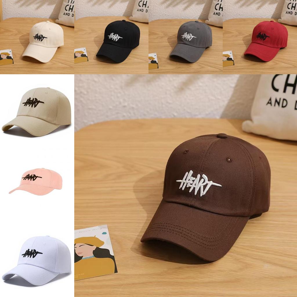 Cotton Baseball Cap For Men Women With Embroidered Letter Sunshade For Outdoor Activities