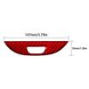 Fit For BMW X5 E53 2000-06 Red Carbon Fiber Arm Rest Handle Cover Trim Sticker