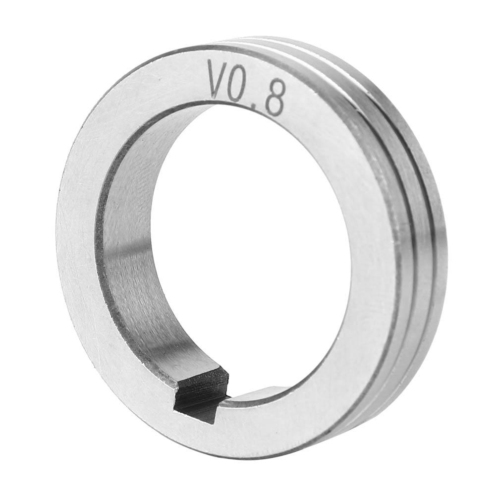 35mm 1.38in Stainless Steel Wire Feeder Roller 0.8 1.0 1.2 Welding Wire Feeding Guide Wheel(0.8