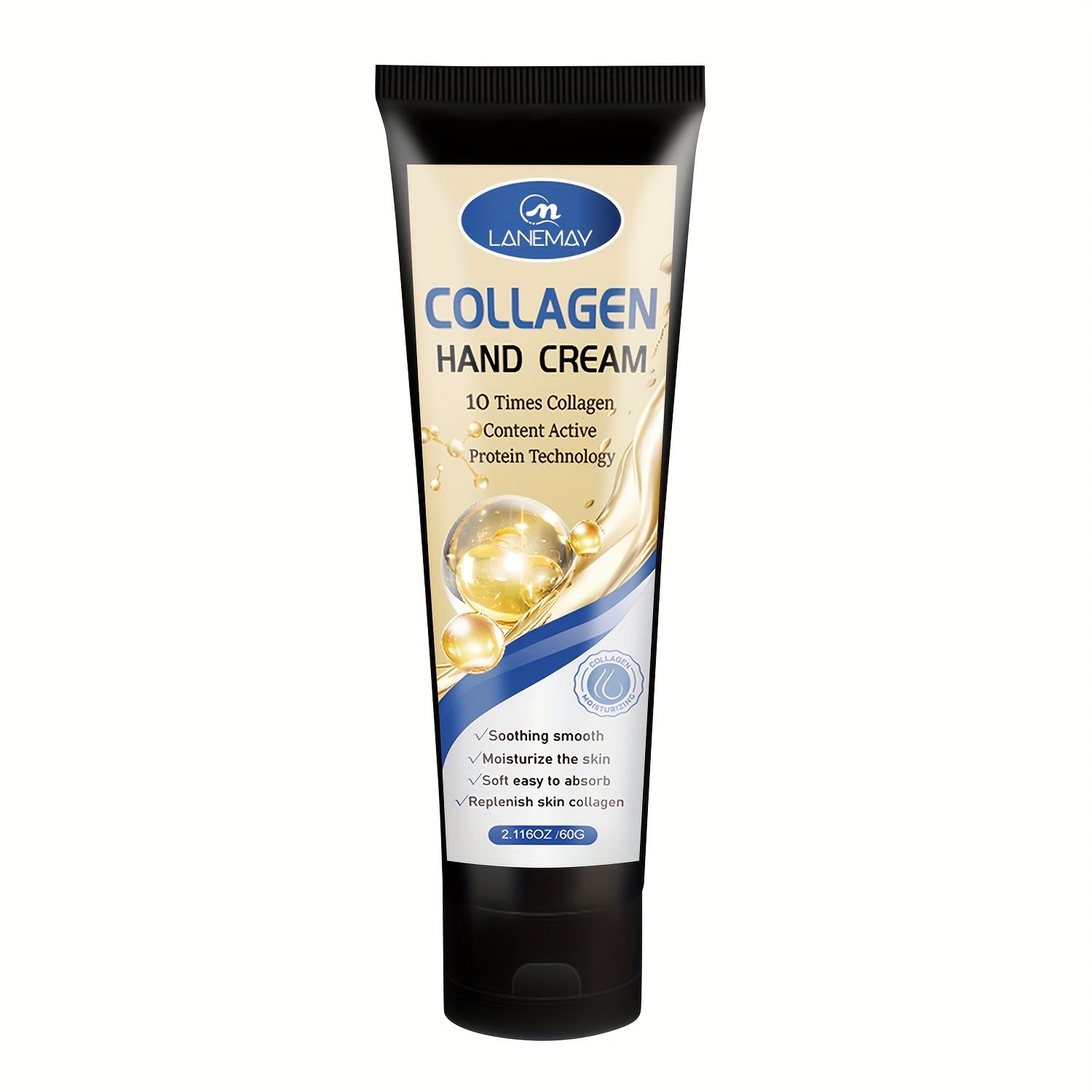 

Крем для рук Lanemay с коллагеном и гиалуроновой кислотой - Интенсивное увлажнение, Повышение эластичности, Успокаивающий увлажняющий крем для всех типов кожи 60g