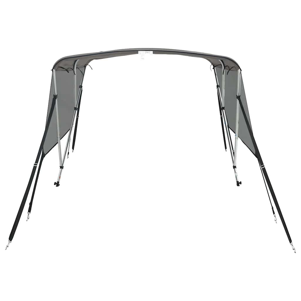 3 Bow Bimini Top with Mesh Side Panels 183 x (185 198) x 137 cm