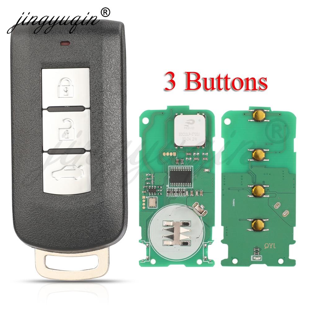 Jingyuqin 433MHz ID46 Smart Remote Car Key for Mitsubishi Lancer Outlander 2006-2019 PHEV ASX 2010-2018 Keyless G8D-644M-KEY-E