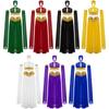Sexy Belly Dance Wear Set: Self-Tie Halter Top with Sequins Hem, Chiffon Skirt & Removable Split Sleeves for Performances
