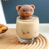 Bear Silicone Ice Cube Mold Food Grade Odourless Cartoon Whiskey Wine Drink Coffee Ice Cream Mould Kitchen Tool