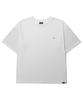 Peideu Pd Small Daisy Roll-Up Crop Short Sleeve Tee White