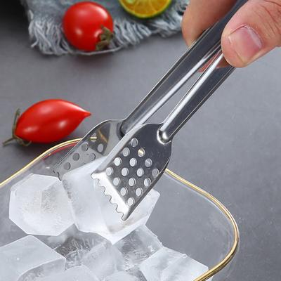 Practicability Food Tong Heat Insulation Stainless Steel Comfortable To Grip Versatile Bread Clip Kitchen Supplies