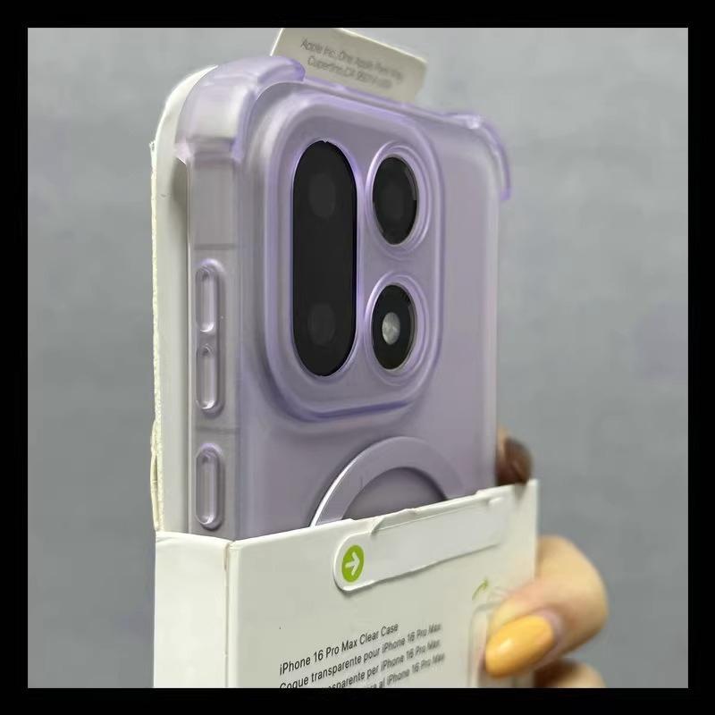 Magnetic Shockproof Soft TPU Airbag Case For Oneplus 15 1+15 Wireless Charging Anti-Fall Silicone Back Cover For 1+ 15 Bumper