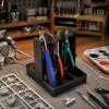 Vertical Pliers Storage 3D Printed Gridfinity Organizer, 3/6 Slot Plier Holder Rack, Needle Nose Rack Desktop Tool Tray for Pliers, Diagonal Cutters,