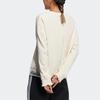 Adidas Sweatshirts Women's Ecru Crew Neck Moderate Regular HG1842