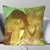 PPearl Boy Manga Pillow Case Fashion Square Pillowcase Bedroom Sofa Room Ins Decoration Leisure