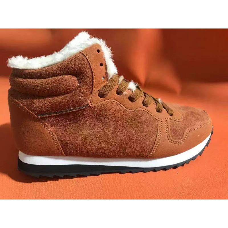 Moda Iarnă Cizme de zăpadă Menține cald Cizme Botine de pluș Snow Work Pantofi în aer liber