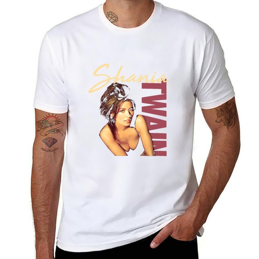 Twain Shnia Tshirt Basic Simple Casual Short Sleeve Tee