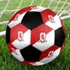Middlesbrough FC Soccer Ball Colorful All Ages Machine Stitched PVC Competition Ready Durable High-Bounce.SIZE5