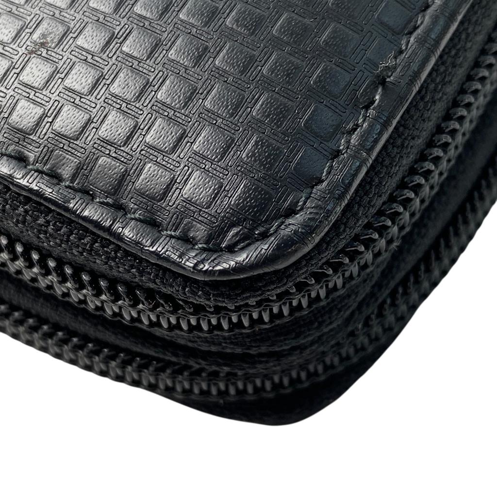 Used DunhillPurse Black Leather Mens