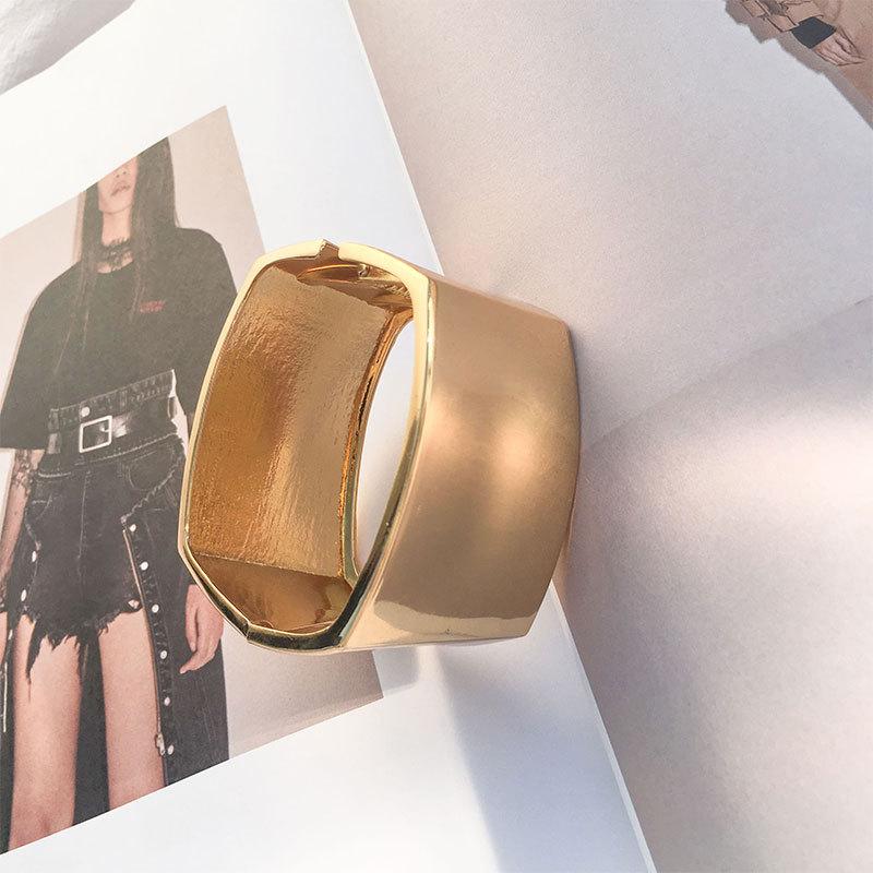 1pc Exaggerated SimpliCity and Wide Bracelets for Women Couples Punk Hip Hop Rock Party Jewelry Gift Accessories