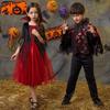 Halloween Kids' Vampire Princess & Pumpkin Cloak Costume Set