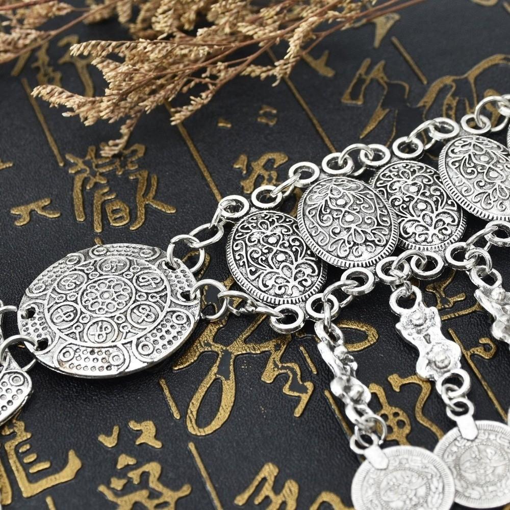 Adjustable Tassel Belly Chain Metal Body Chain Retro Ethnic Style Belt Women