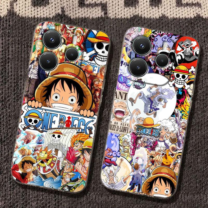 Monkey D Luffy Anime Case For Xiaomi Redmi Note 15 14 13 12 11 Pro Plus One Pieces Cover For Redmi 15C 15 14C 13C 12C Phone Case