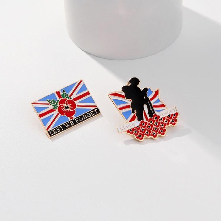 Poppys Lapel Pin Versatile Flower Shape Breastpin Accessory Floral Brooch Pins