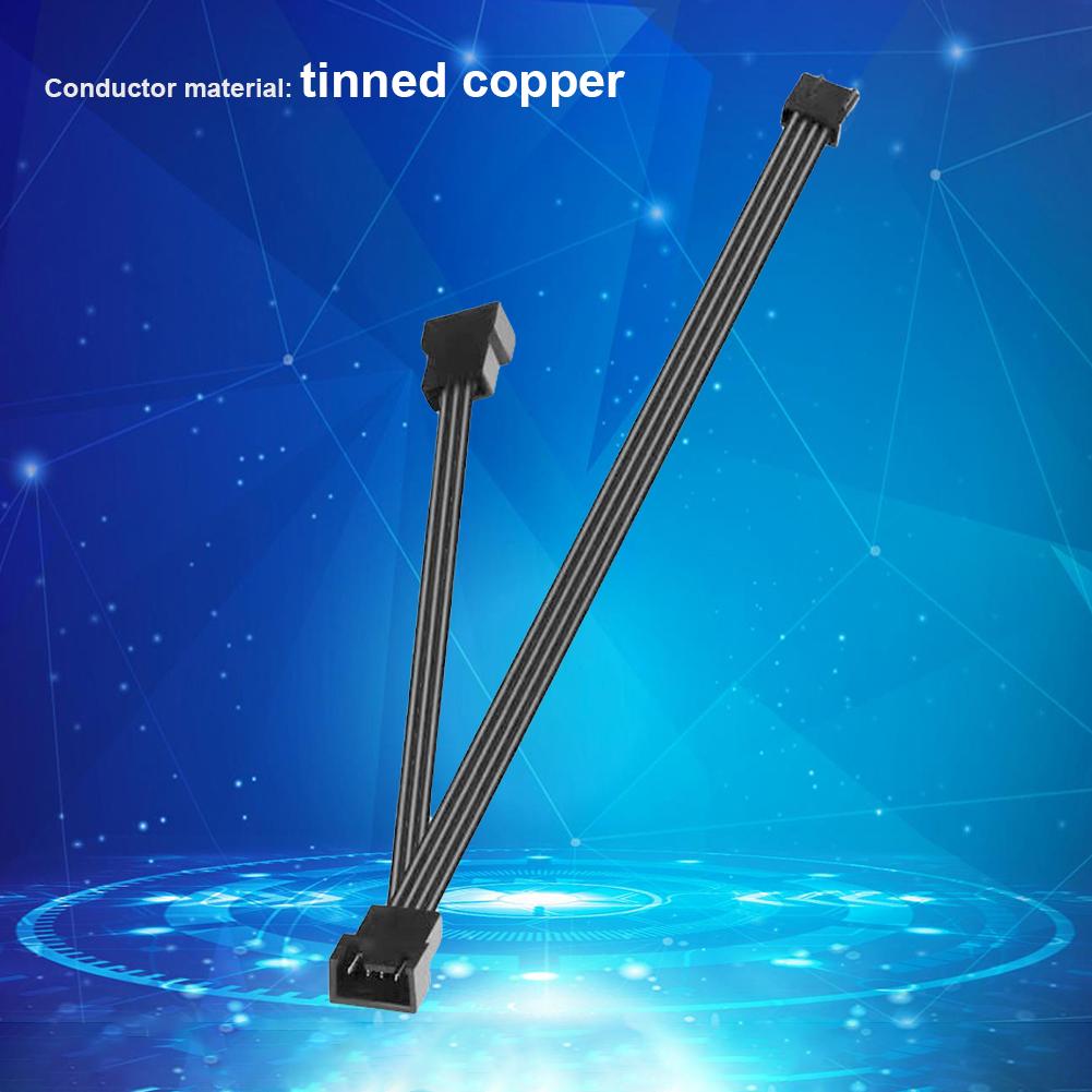 Portable Fan PWM Splitter Female To Male Power Multi Splitter PVC Insulation Material Extension Cable Connector for PC Case Fan