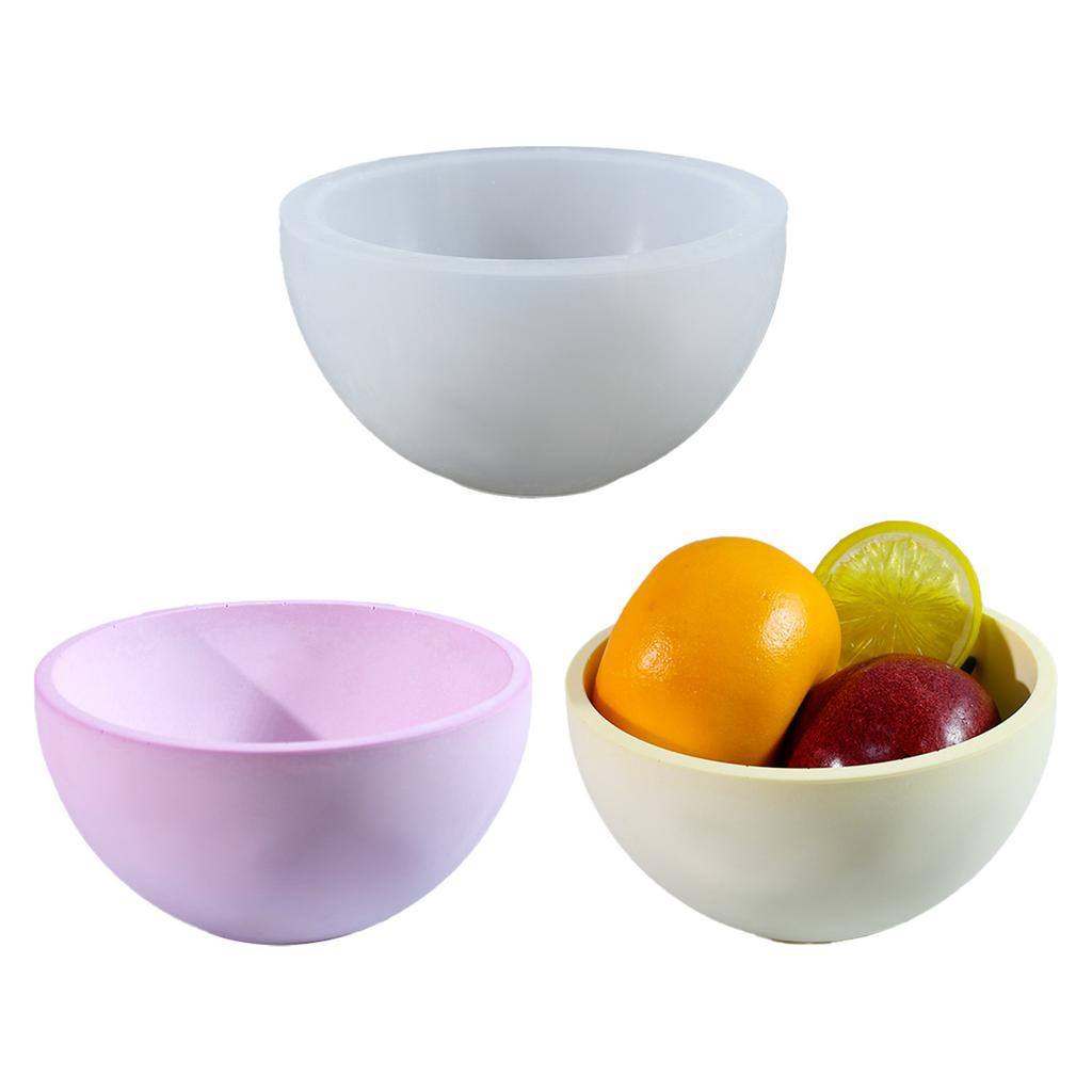 Multipurpose Silicone Mold for Crafting Fruit Tray Epoxy Storage Bowl and Home Accessories Mould Jewelry Making Tool