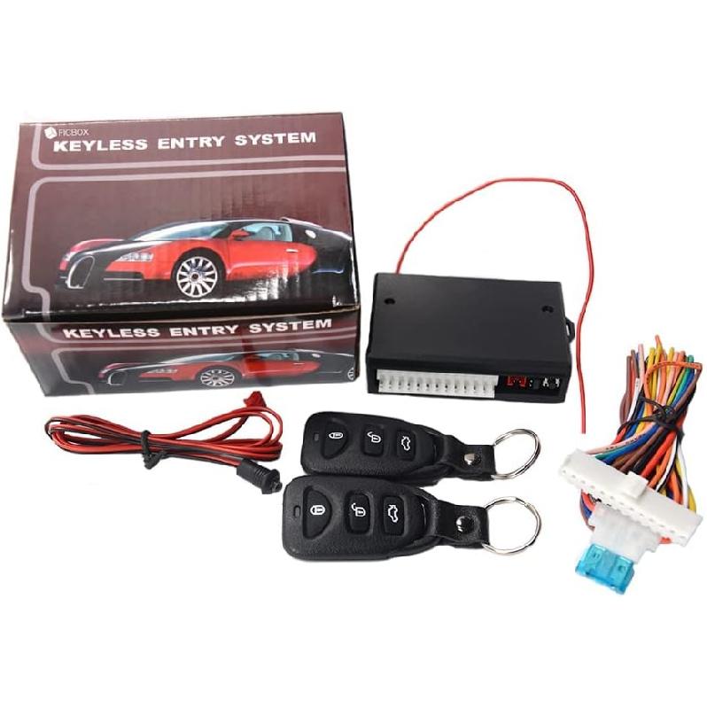 Universal Car Door Lock Vehicle Keyless Entry System Auto Remote Central Kit With Control Box